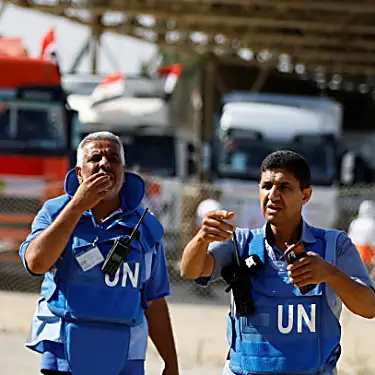 Biden pledges Gazans will have food, water as aid trucks enter Rafah