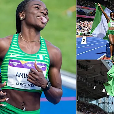 Tobi Amusan Wins Gold at Commonwealth Games, sets new record [Photos/Video]