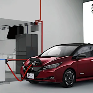 電気自動車は自宅で充電 日産リーフ
