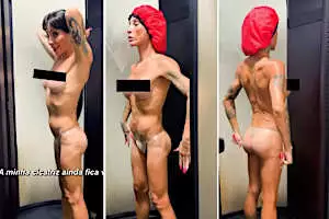 Maya Massafera aparece seminua ao mostrar resultado de sessão de bronzeamento: 'Tampa minha cicatriz' Maya Massafera aparece seminua ao mostrar resultado de sessão de bronzeamento: 'Tampa minha cicatriz'