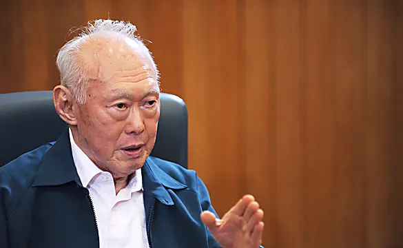 What was Lee Kuan Yew's greatest fear for Singapore?