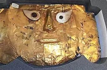 Germany returns priceless gold mask to Peru