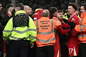 Curtis Jones breaks silence on Liverpool red card after manic Merseyside derby