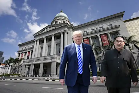 Σιγκαπούρη, πόλη της συνόδου: Στιγμιότυπα για κρατήσεις, στιγμές εδώ και στο εξωτερικό Σιγκαπούρη, πόλη της συνόδου: Στιγμιότυπα για κρατήσεις, στιγμές εδώ και στο εξωτερικό