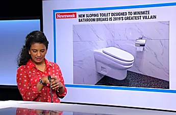 In the press - A-flush with outrage! New 'sloping' toilet aims to reduce bathroom breaks at work