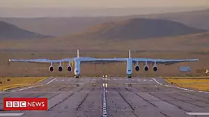 'World's largest plane' takes to the air