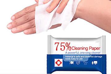 These 75% Alcohol Antiseptic Wipes can kill 99% of most common germs