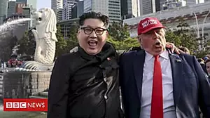 'Kim and Trump' buddy up in Singapore