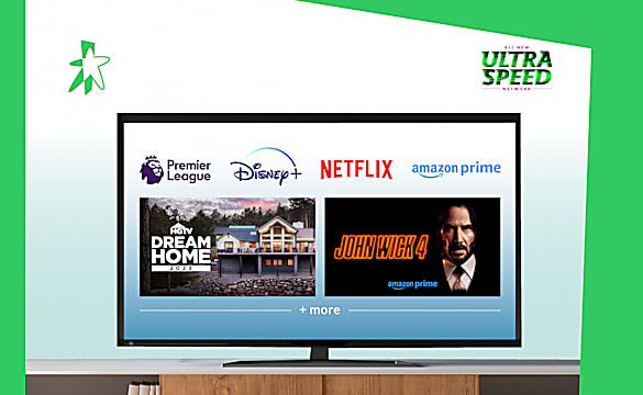 10Gbps Broadband + Unlimited Entertainment at $88.77/mth!