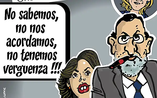 M. Rajoy y Soraya declaran
