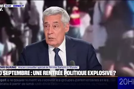 Mélenchon/grève générale du 10 septembre: "il est en train d'éteindre le feu", lance Henri Guaino, ancien conseiller spéciale de Nicolas Sarkozy