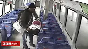 Baby accidentally left on train