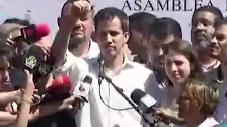 Juan Guaidó habla tras ser liberado