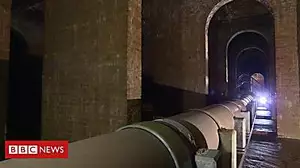 Rare look inside a Victorian underground reservoir