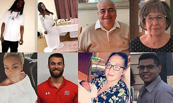 These are the victims of the El Paso and Dayton shootings