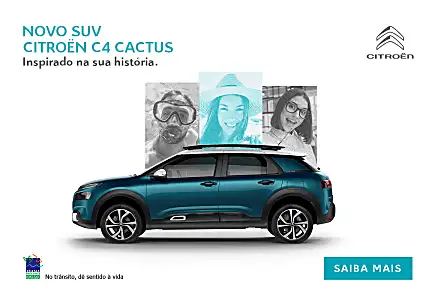 Novo SUV Citroën C4 Cactus com interior 100% digital e mais