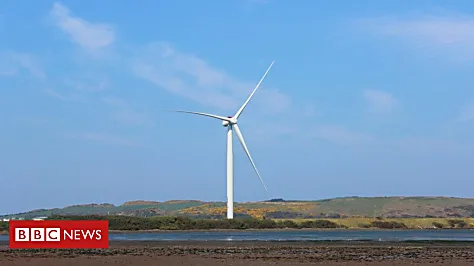 Giant wind turbine to be demolished by explosion