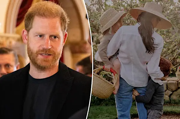 Prince Harry ‘is not overly happy’ about Meghan Markle ‘exploiting’ their kids to promote her brand: royal expert