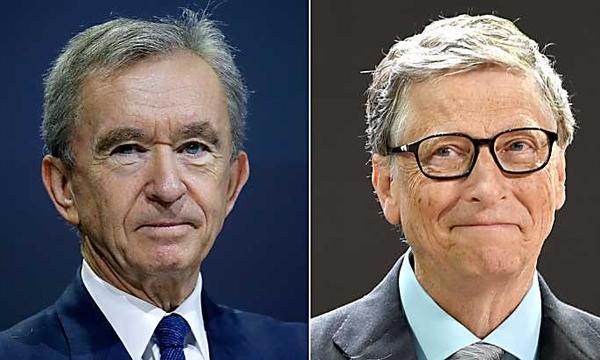 LVMH boss Bernard Arnault overtakes Bill Gates as world's second-richest person