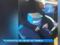 Passageira flagra homem abusando de mulheres em ônibus