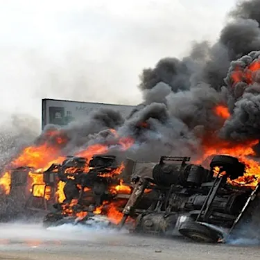 '13 burnt beyond recognition' in Jos tanker explosion