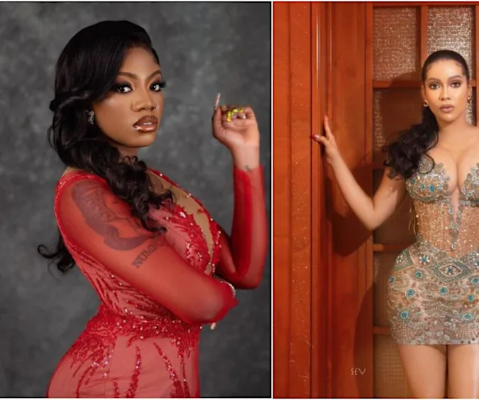 BBNaija’s Angel reacts after Cubana Chiefpriest dragged Maria for snatching his sister's husband BBNaija’s Angel reacts after Cubana Chiefpriest dragged Maria for snatching his sister's husband