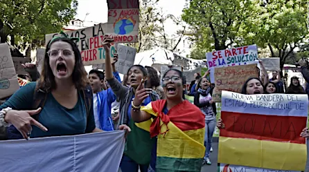 Las imágenes más impactantes de las protestas en Bolivia