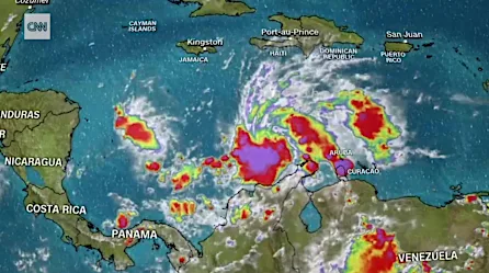 Esta será la trayectoria de la tormenta tropical Iota en el mar Caribe