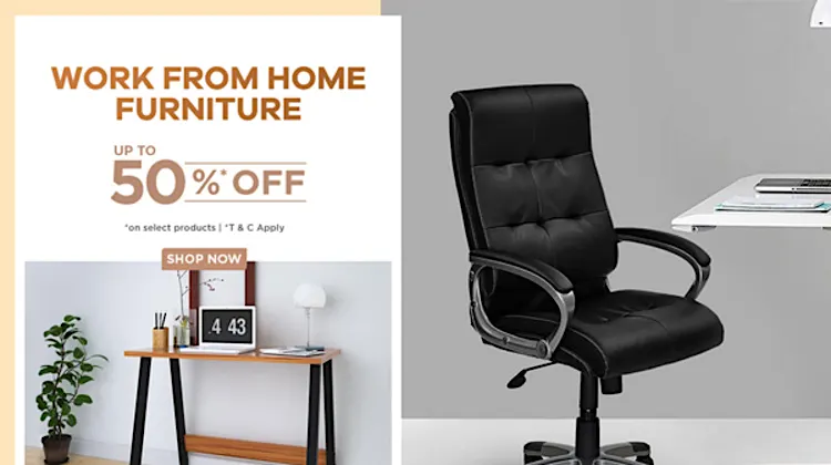 Home Furniture upto 50% Off | Check Out Sofas, beds, dining sets, shoe racks & wardrobes