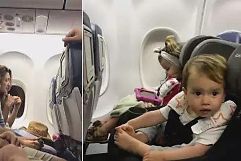 [Gallery] Airline Refuses To Let Dad Board Plane With Baby, But Suddenly An Old Woman Grabs The Kid