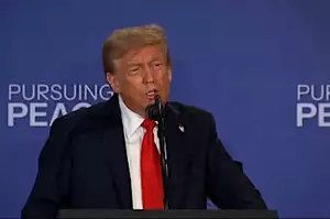 トランプ氏　ロシア占領のクリミア半島について「ウクライナには戻らない」…ウクライナのNATO加盟もないとの見方示す