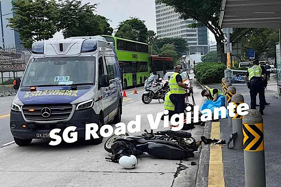 23-year-old female motorcylist dies in Jurong East Central accident