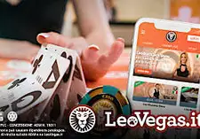 Casinò Live di LeoVegas: vivi le emozioni di un vero casinò con croupier professionisti!