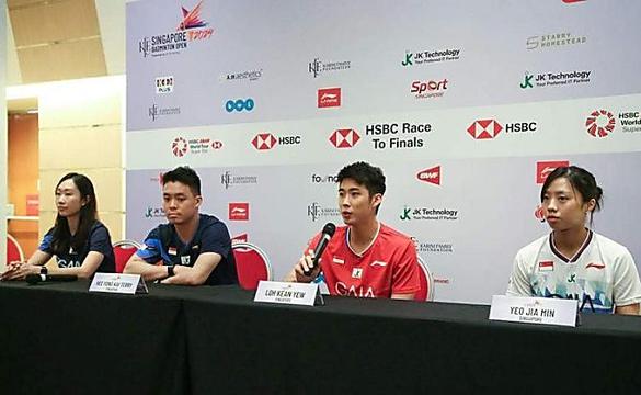 我国健将期待再次征战新加坡羽毛球公开赛