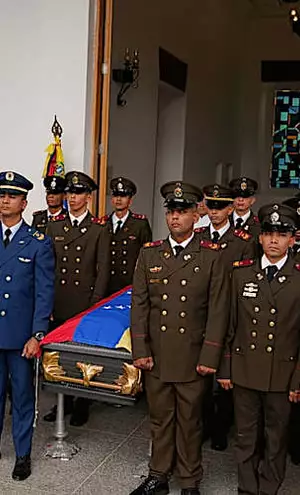 Στρατιωτική κηδεία για τους νεκρούς στρατιώτες της επιχείρησης κατά του Μαδούρο Στρατιωτική κηδεία για τους νεκρούς στρατιώτες της επιχείρησης κατά του Μαδούρο