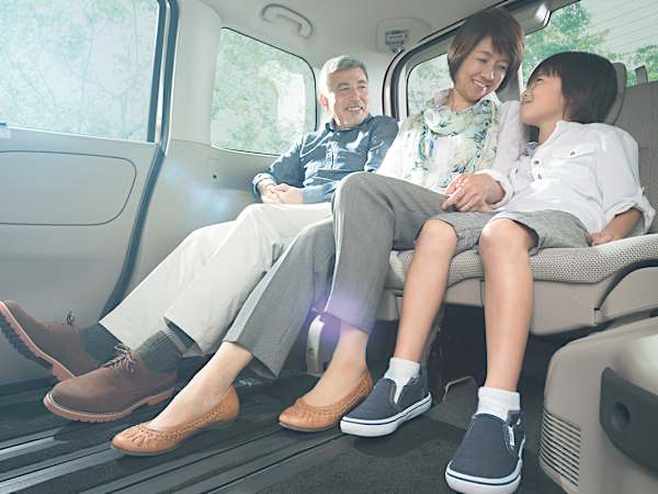 広々空間で、家族のお出かけがもっと楽しく