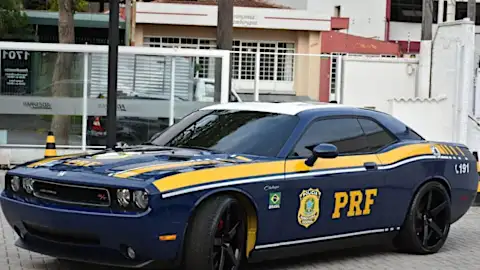 PRF ganha Dodge Challenger apreendido em ação contra tráfico