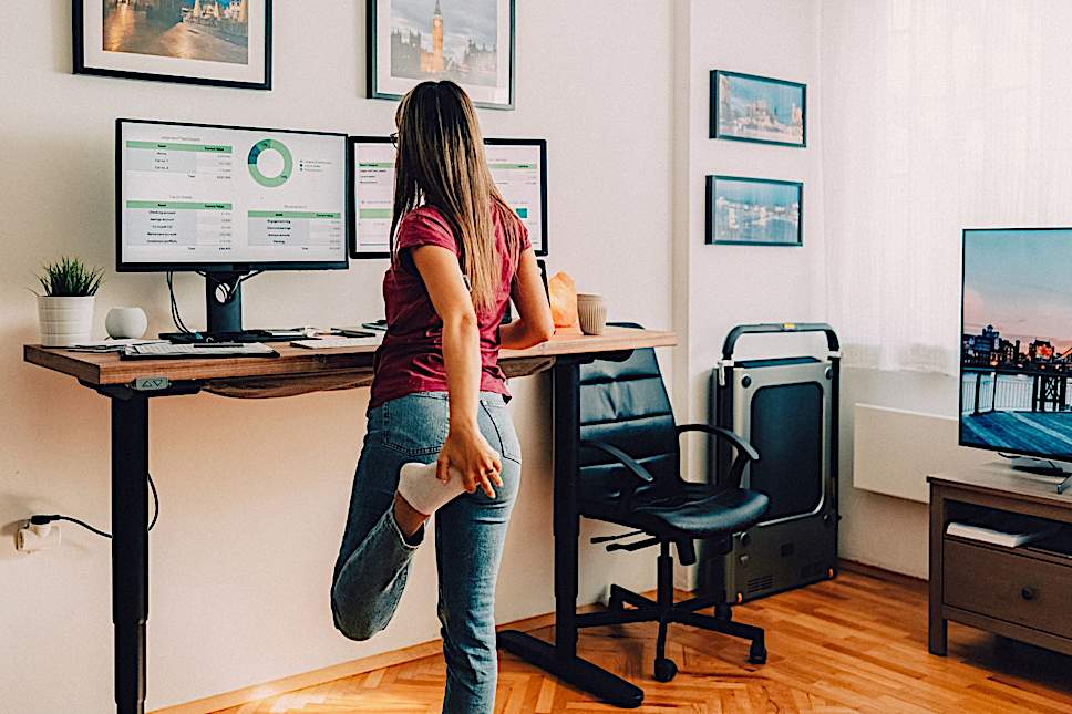 Say goodbye to office job stiffness with these exercises