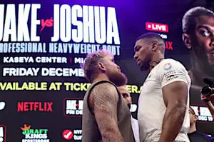 «Καταστροφική αναντιστοιχία»: Φόβοι για την ασφάλεια καθώς ο Τζέικ Πολ αντιμετωπίζει τον Άντονι Τζόσουα «Καταστροφική αναντιστοιχία»: Φόβοι για την ασφάλεια καθώς ο Τζέικ Πολ αντιμετωπίζει τον Άντονι Τζόσουα