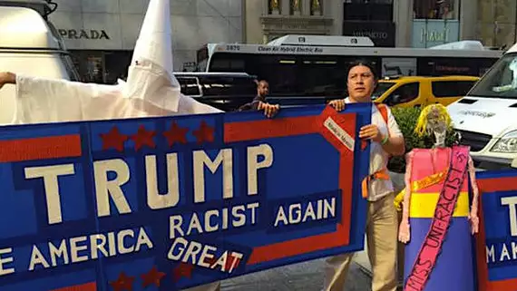 Half the country thinks Donald Trump is a racist. HALF.