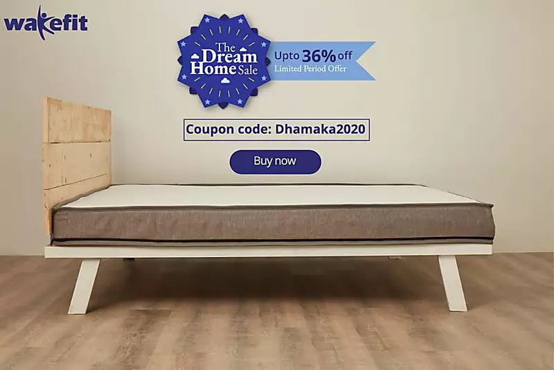 Buy Custom Size Mattress Online in India at Best Price. No Cost EMI.