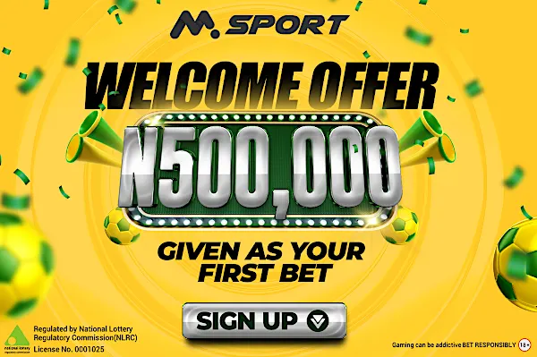 Bet with MSport: ₦500,000 is Given When You Join Today. Bet with MSport: ₦500,000 is Given When You Join Today.