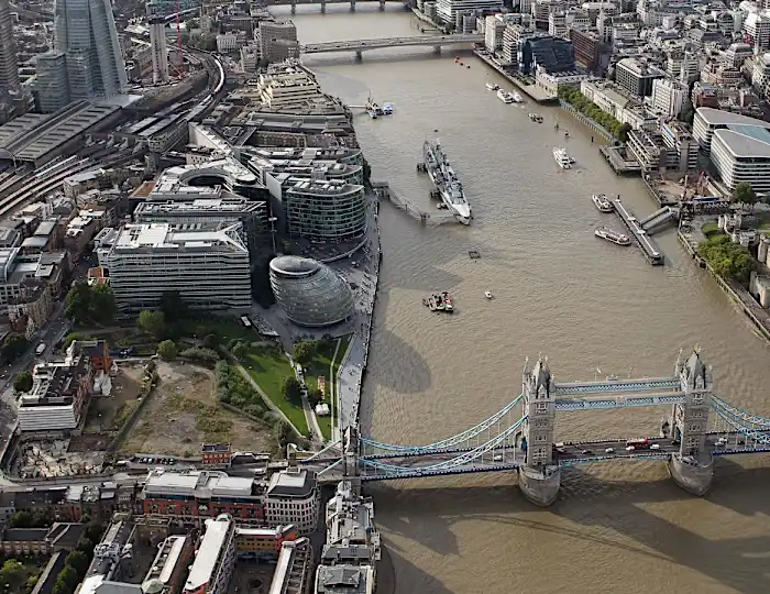 El río Támesis de Londres, infestado con tiburones venenosos