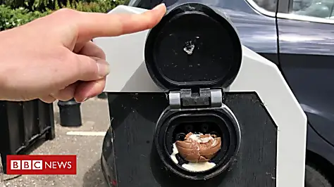 Creme Eggs knock out car charging point