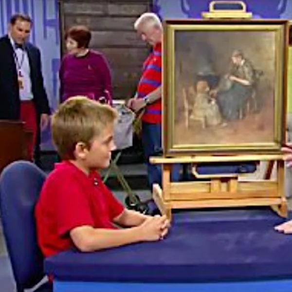 [Pics] Little Boy Brings $2 Painting to Antiques Road Show, Not Realizing Who It's By