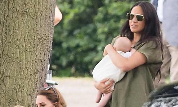 Meghan brings baby Archie to watch Harry and William play polo