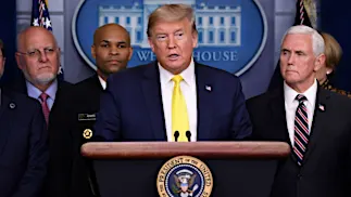 Watch live: Trump delivers Oval Office remarks about coronavirus outbreak