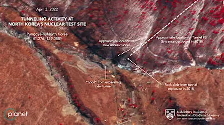 Nuevas imágenes satelitales muestran actividad de excavaciones subterráneas en Corea del Norte | Video