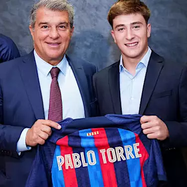 Barcelona sign youngster Pablo Torre on 4-year deal [Photos]