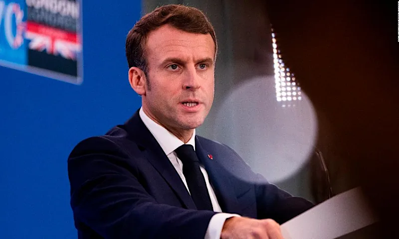 France's Macron positioning himself as leader of the world